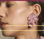 Arete de flor de Sixxta
