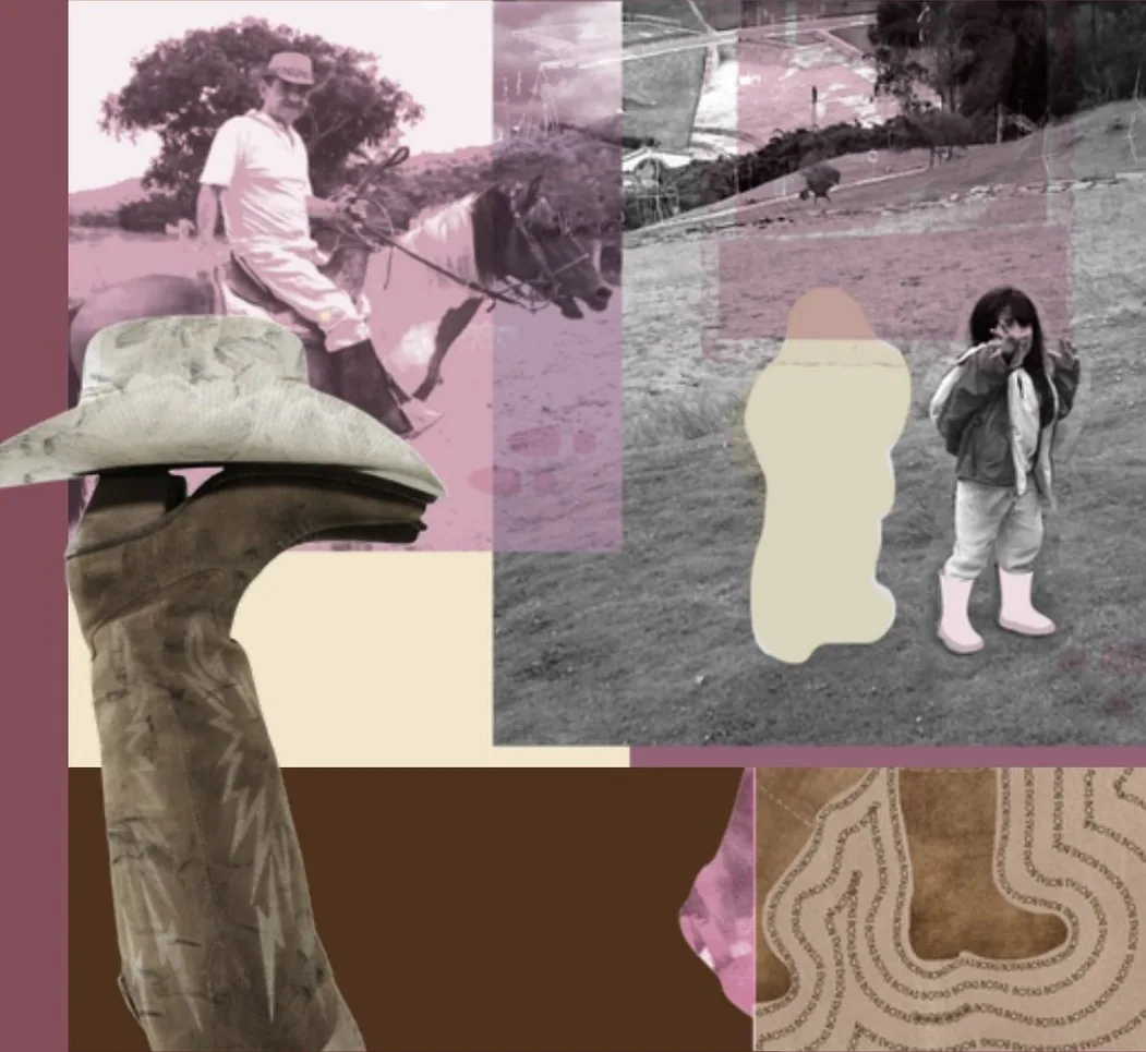 Collage del fanzine A Boot's Diary