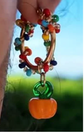 Candonga con calabaza de vidrio